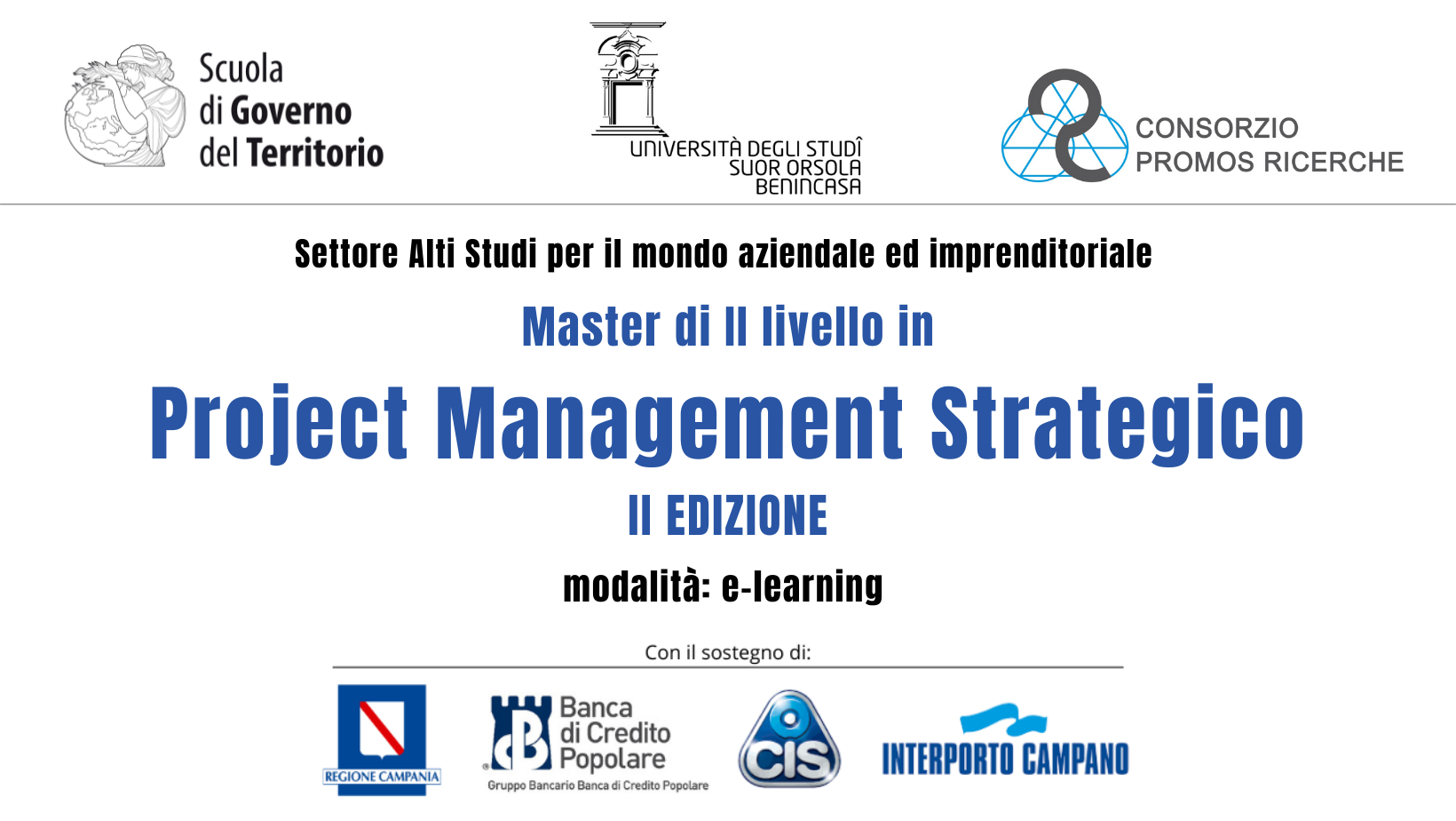 master PROJECT MANAGEMENT IIED PER SITO
