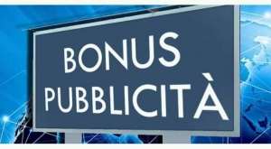 “Bonus Pubblicità” in vigore dall’8 agosto